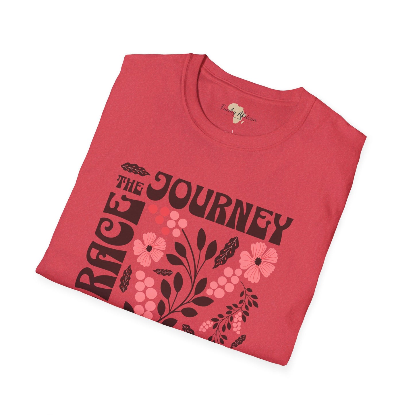 Embrace the journey unisex softstyle tee