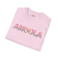 Angola text unisex softstyle tee Funky African