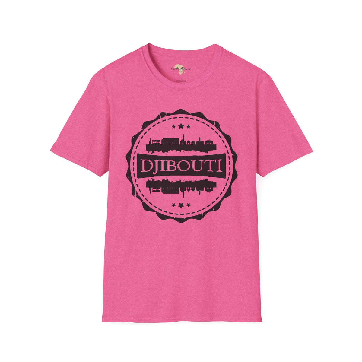 Djibouti Stamp unisex tee Funky African