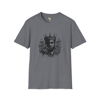 African King graffiti unisex softstyle tee