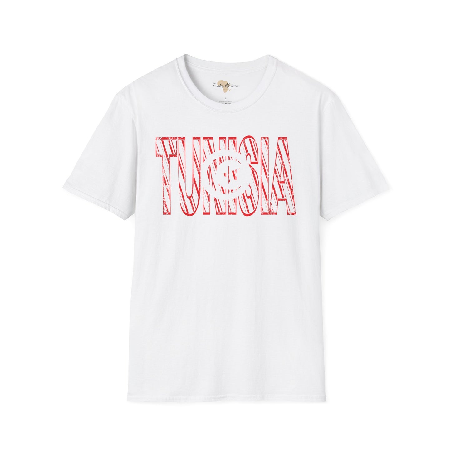 Tunisia text unisex softstyle tee