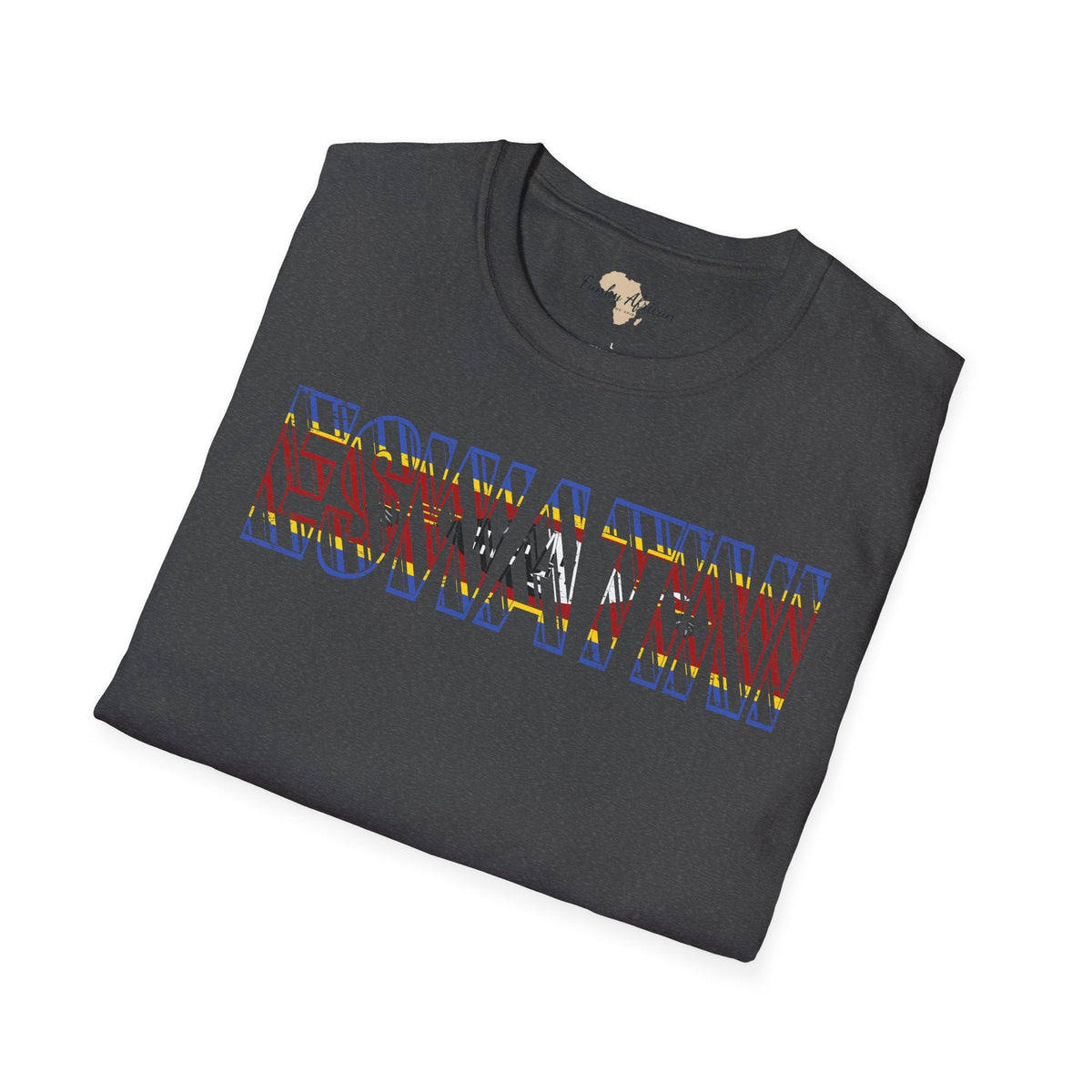 Eswatini text unisex softstyle tee Funky African