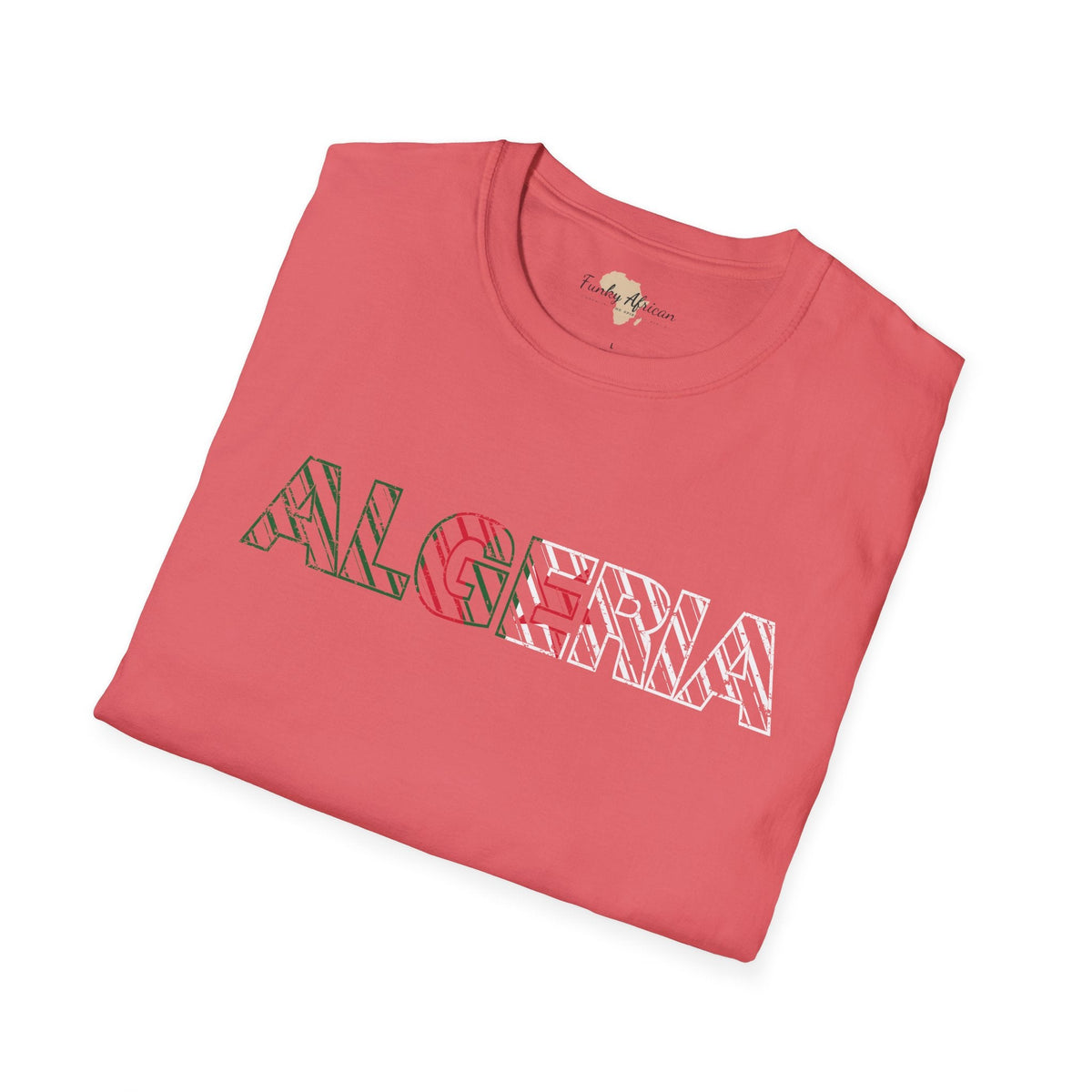 Algeria text unisex softstyle tee Funky African
