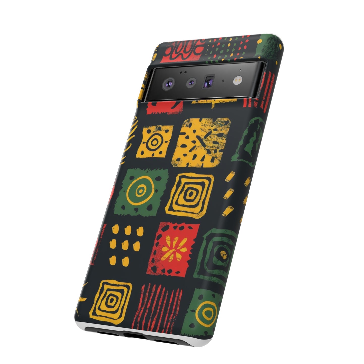 African Print Google Pixel Tough Cases