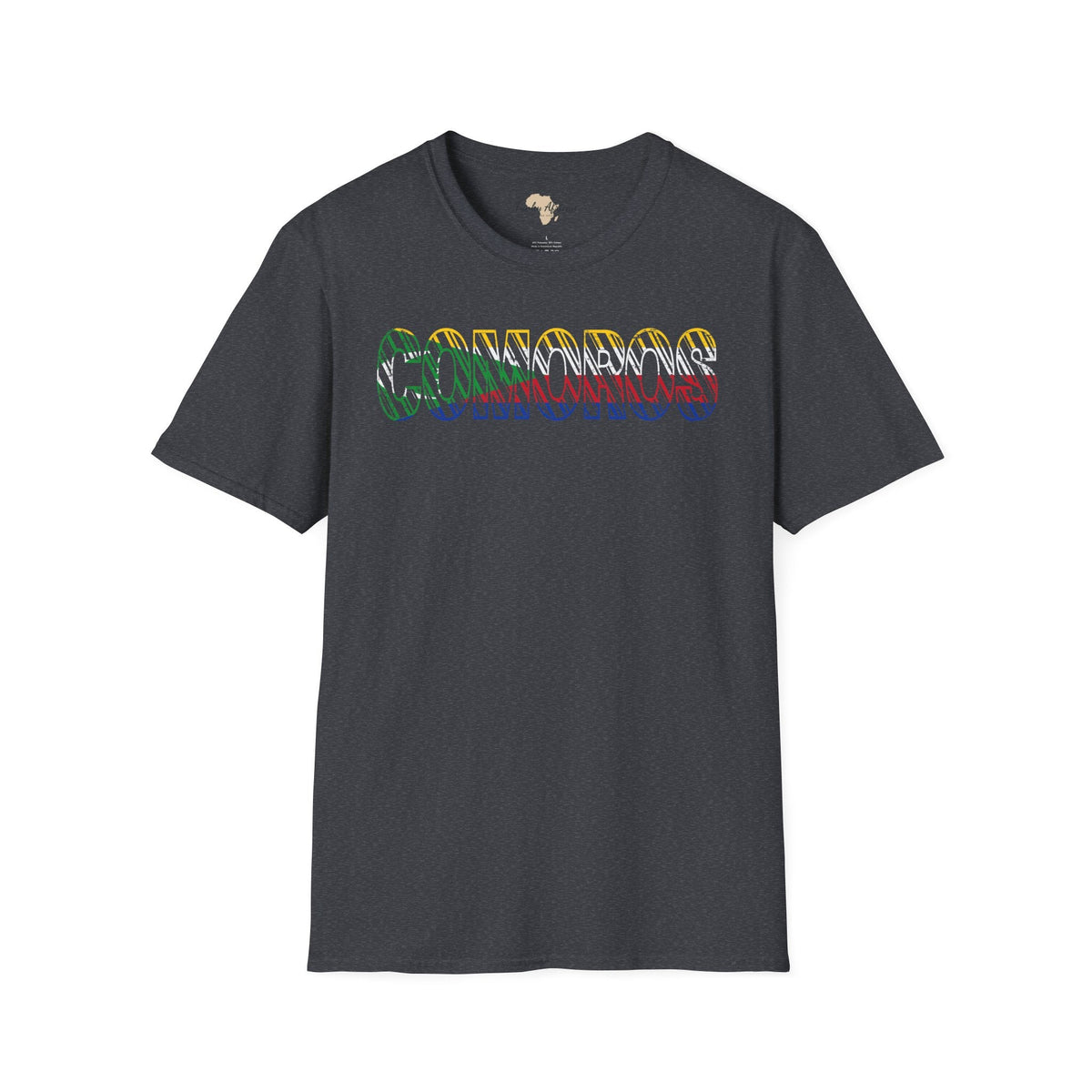 Comoros text unisex softstyle tee Funky African