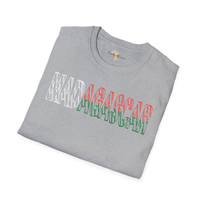 Madagascar text unisex softstyle tee