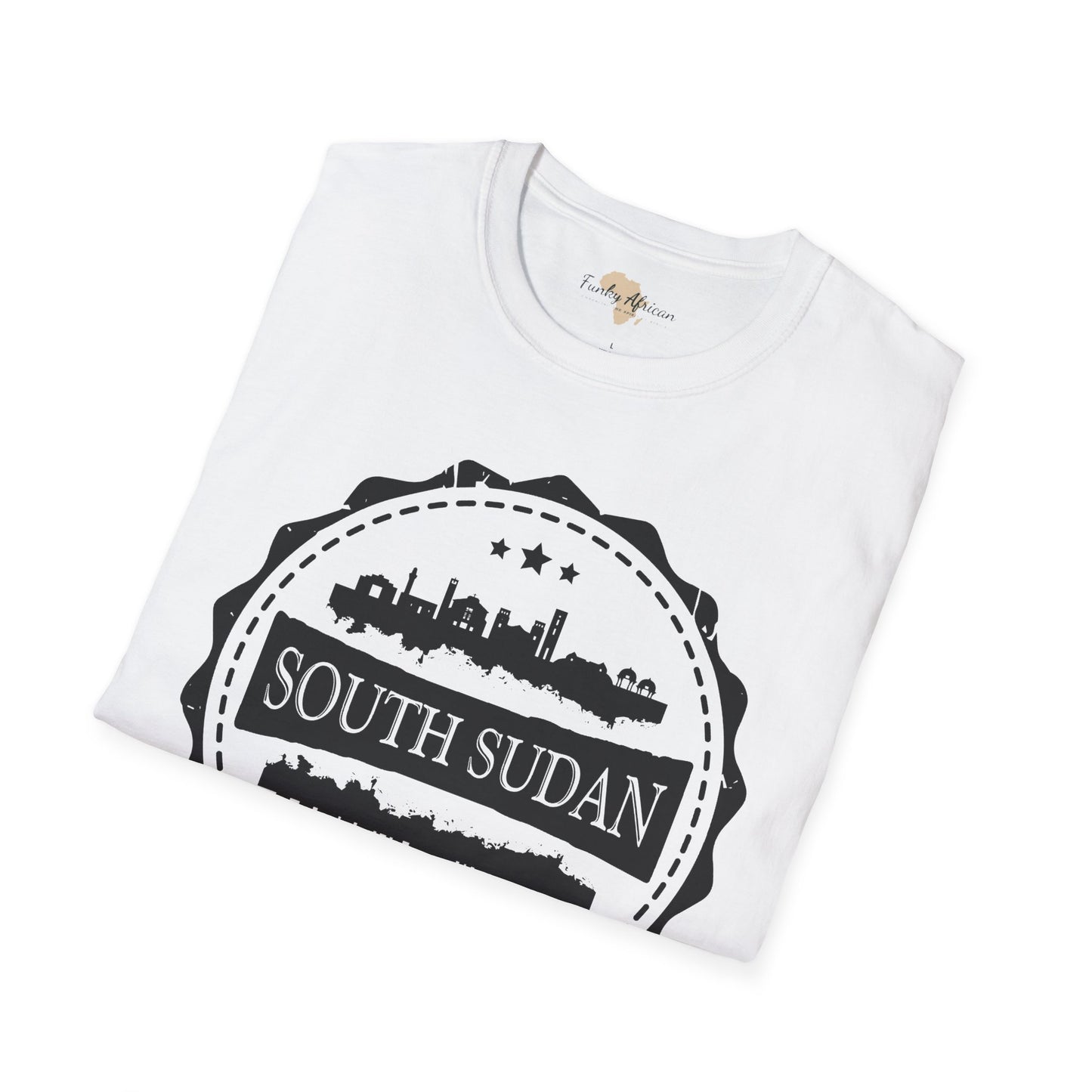 South Sudan Stamp unisex tee