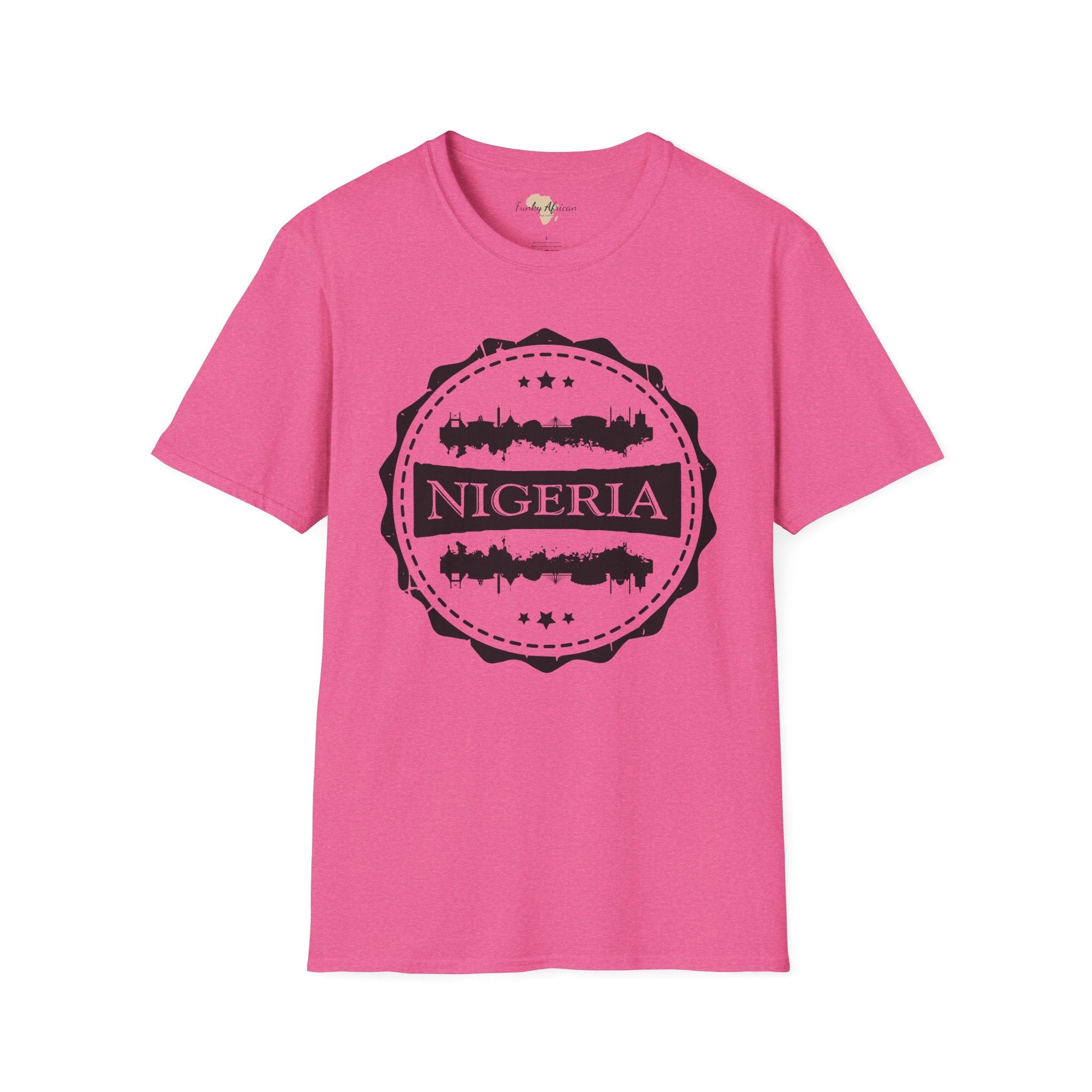 Nigeria Stamp unisex tee Funky African