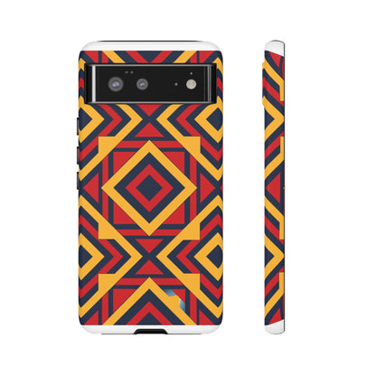 African Print Google Pixel Tough Cases