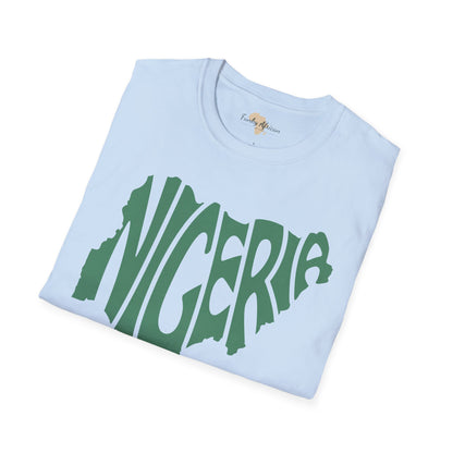 Nigeria cut unisex softstyle tee