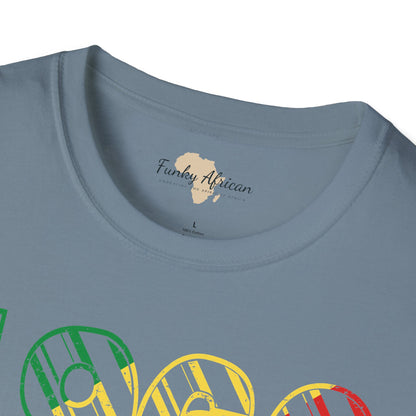 Republic of the Congo text unisex softstyle tee