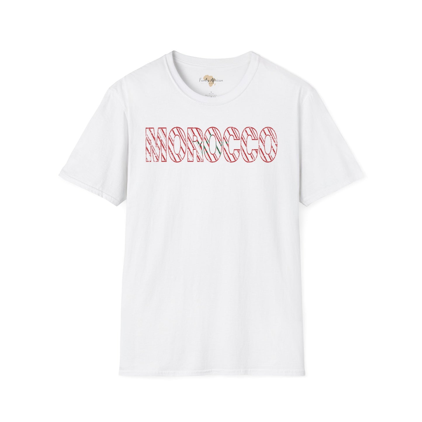 Morocco text unisex softstyle tee