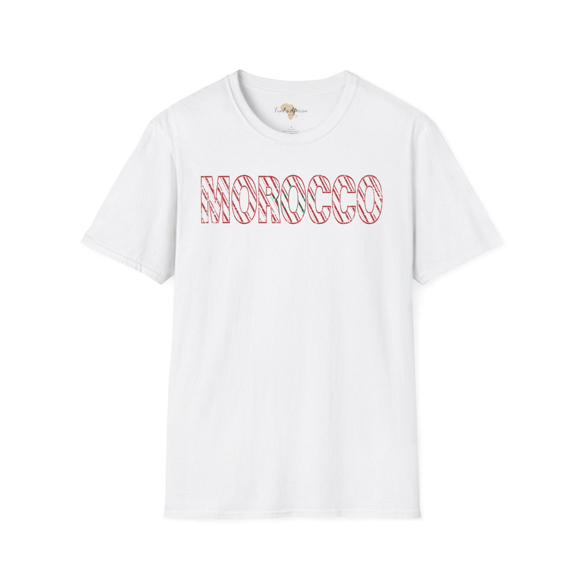 Morocco text unisex softstyle tee Funky African