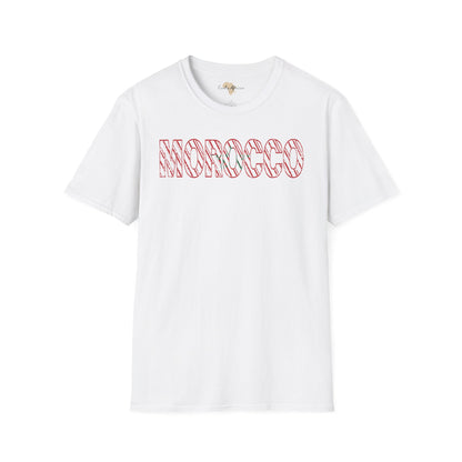 Morocco text unisex softstyle tee