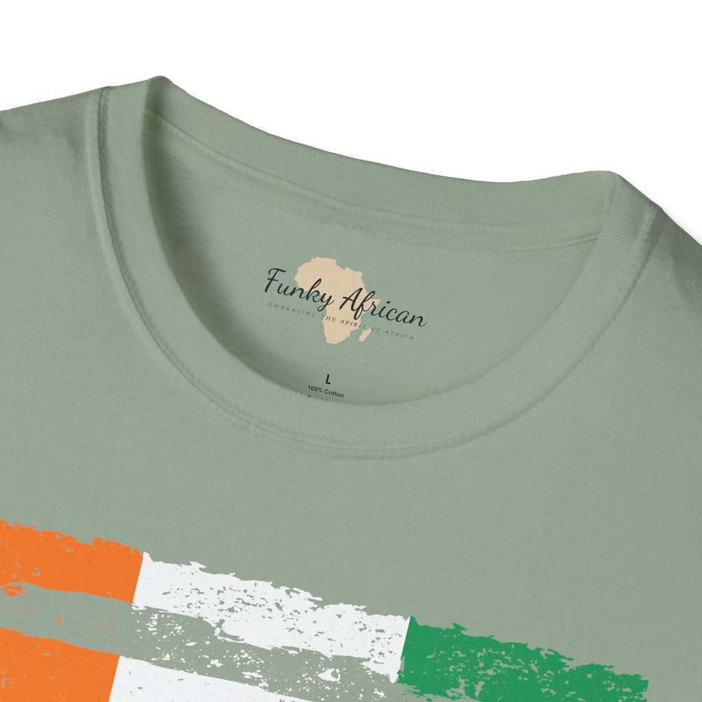 Côte d'Ivoire strip unisex softstyle tee Funky African