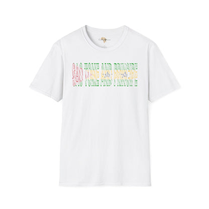 São Tomé and Príncipe text unisex softstyle tee