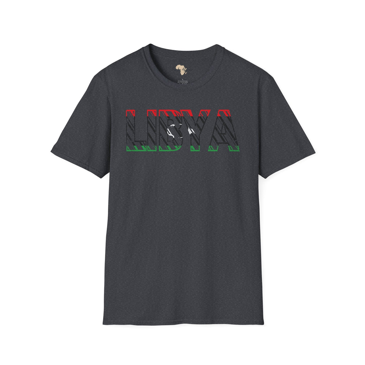 Libya text unisex softstyle tee Funky African