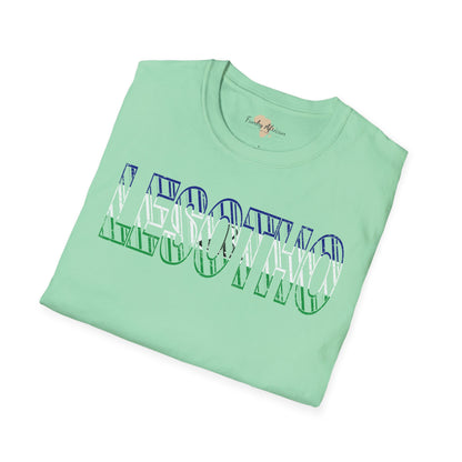 Lesotho text unisex softstyle tee