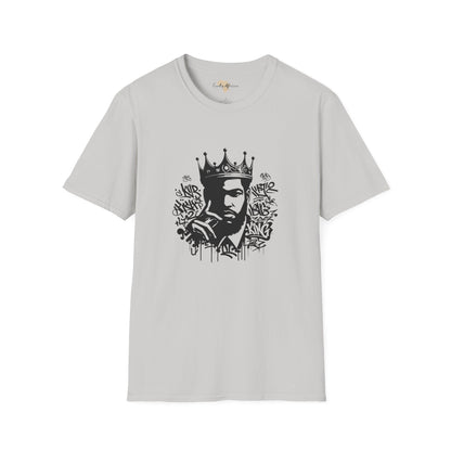 African King graffiti unisex softstyle tee