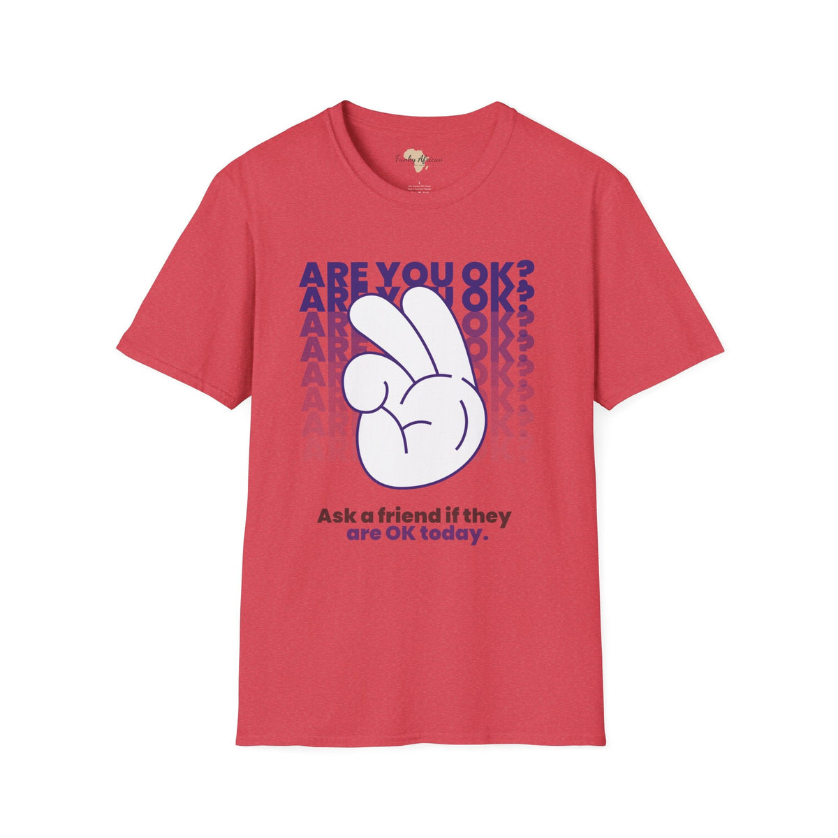 Are you ok unisex softstyle tee Funky African