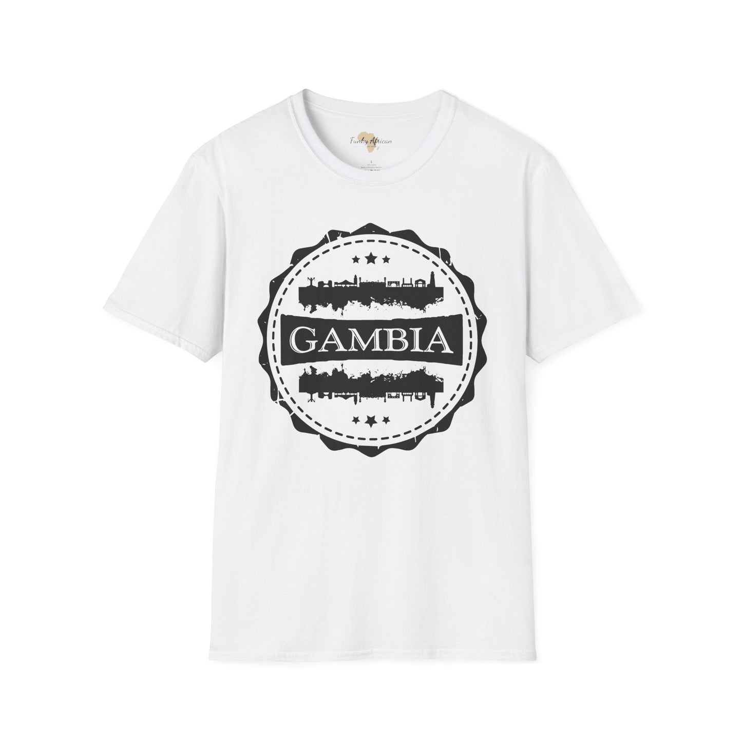 Gambia Stamp unisex tee