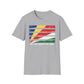 Seychelles strip unisex softstyle tee Funky African
