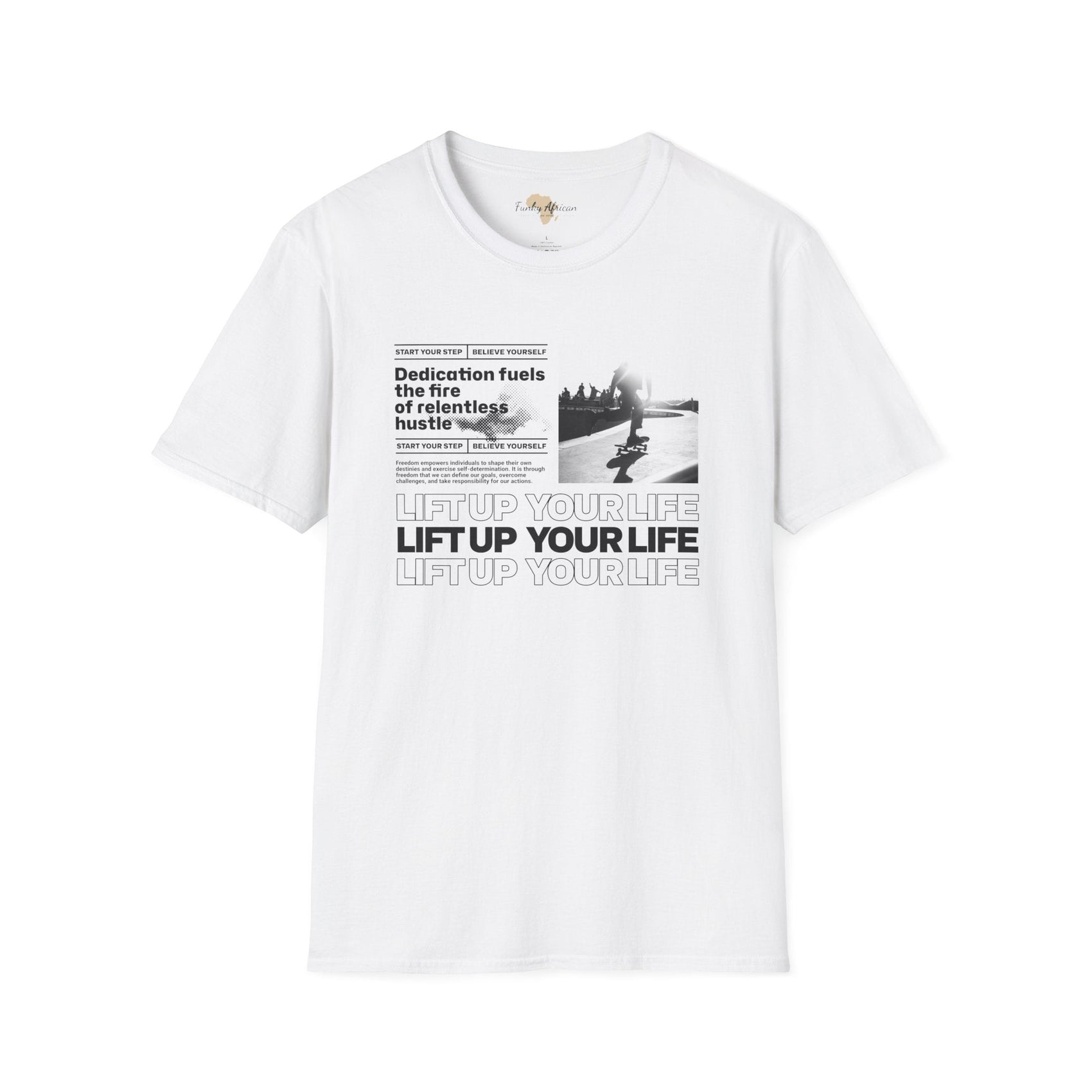 Lift up your life unisex tee Funky African