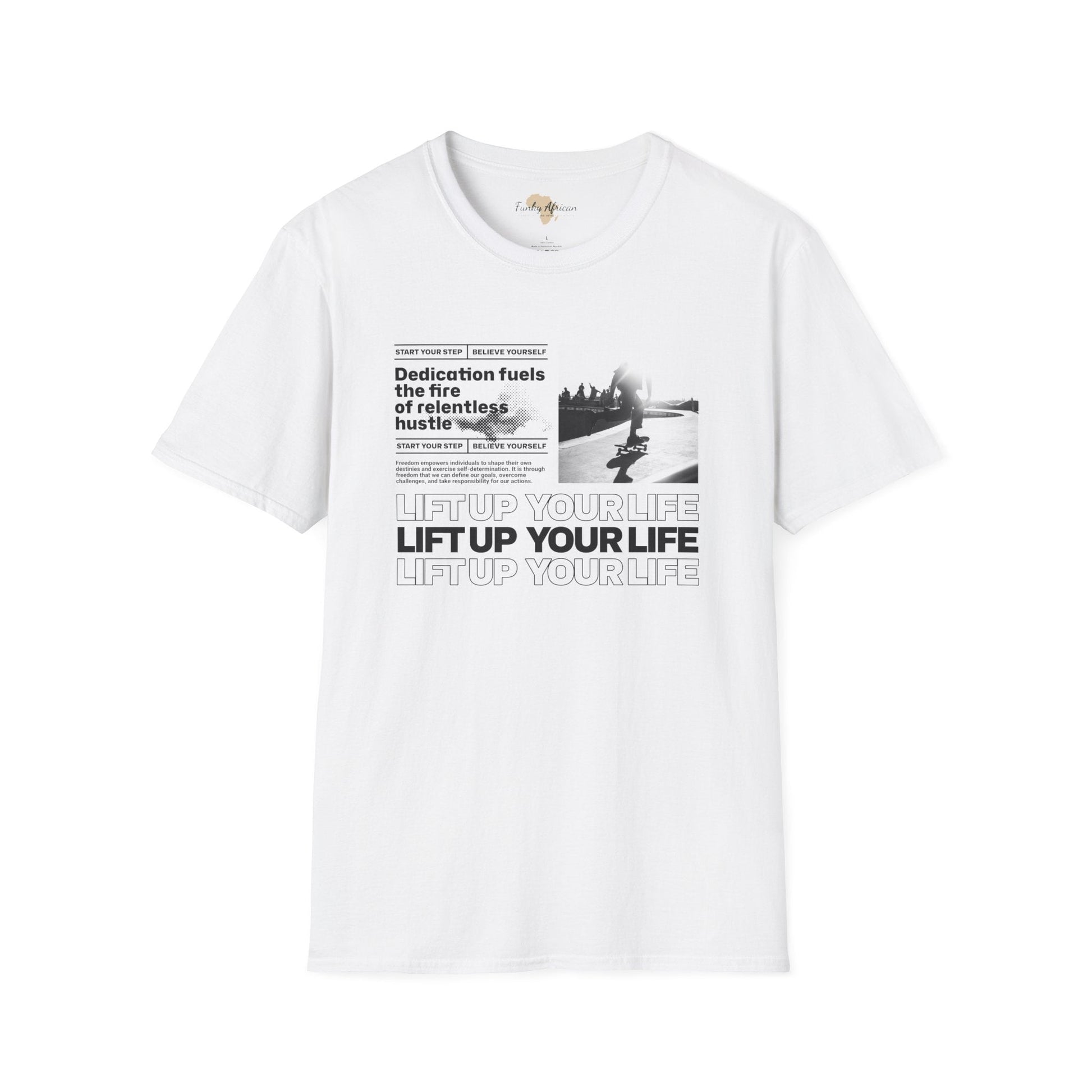 Lift up your life unisex tee Funky African