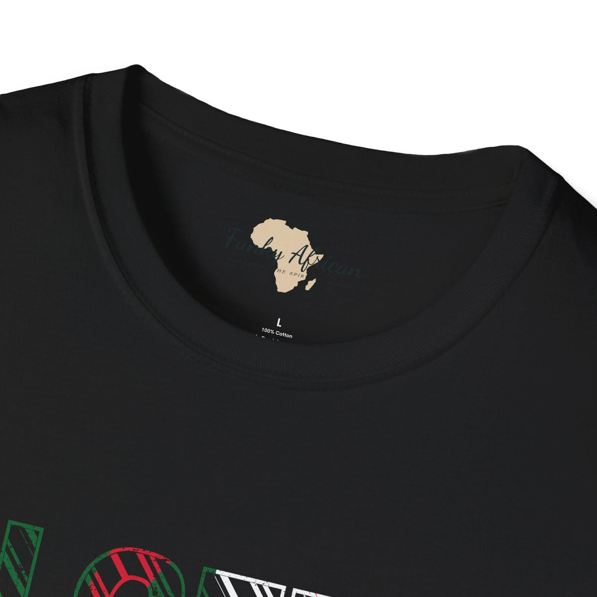 Algeria text unisex softstyle tee Funky African