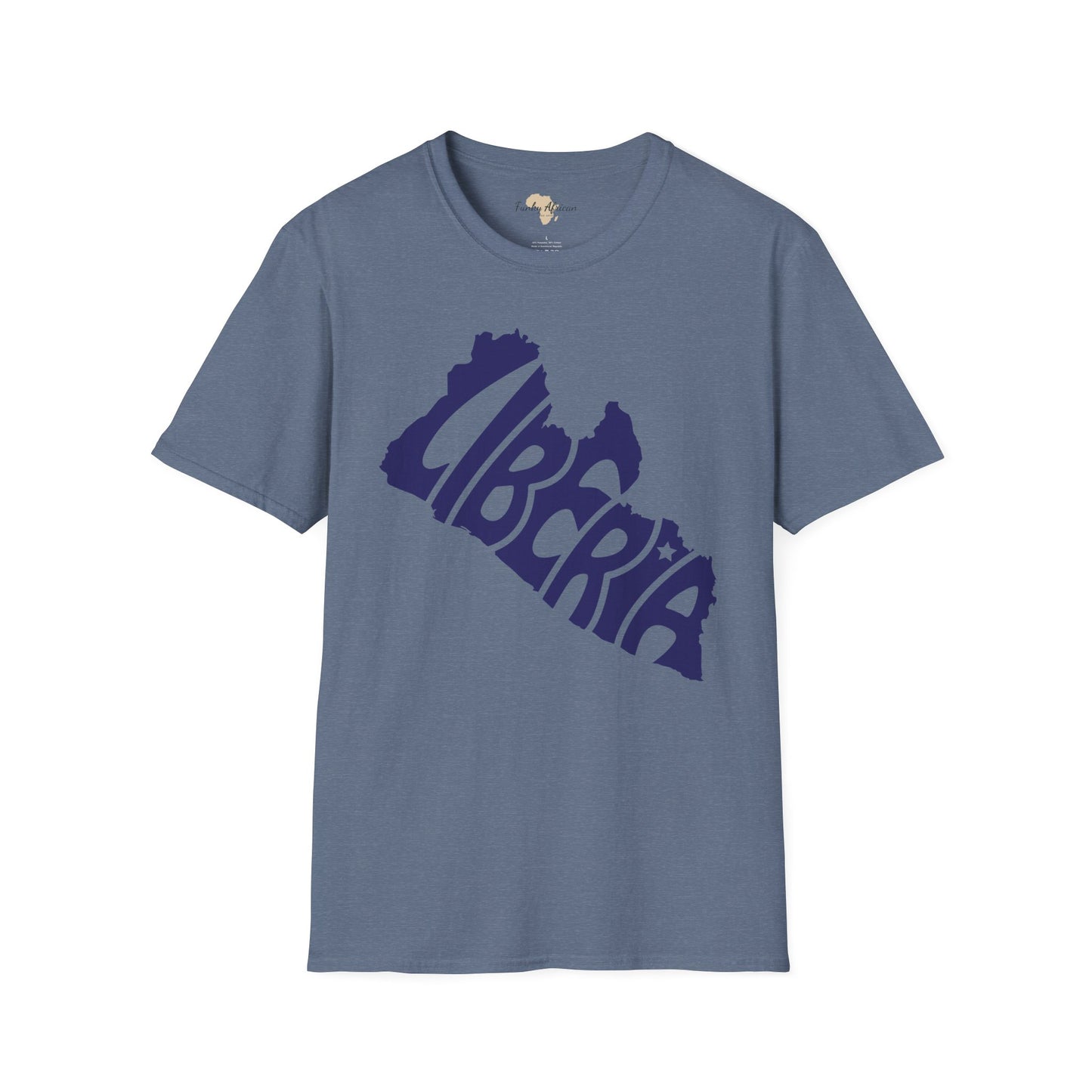 Liberia cut unisex softstyle tee