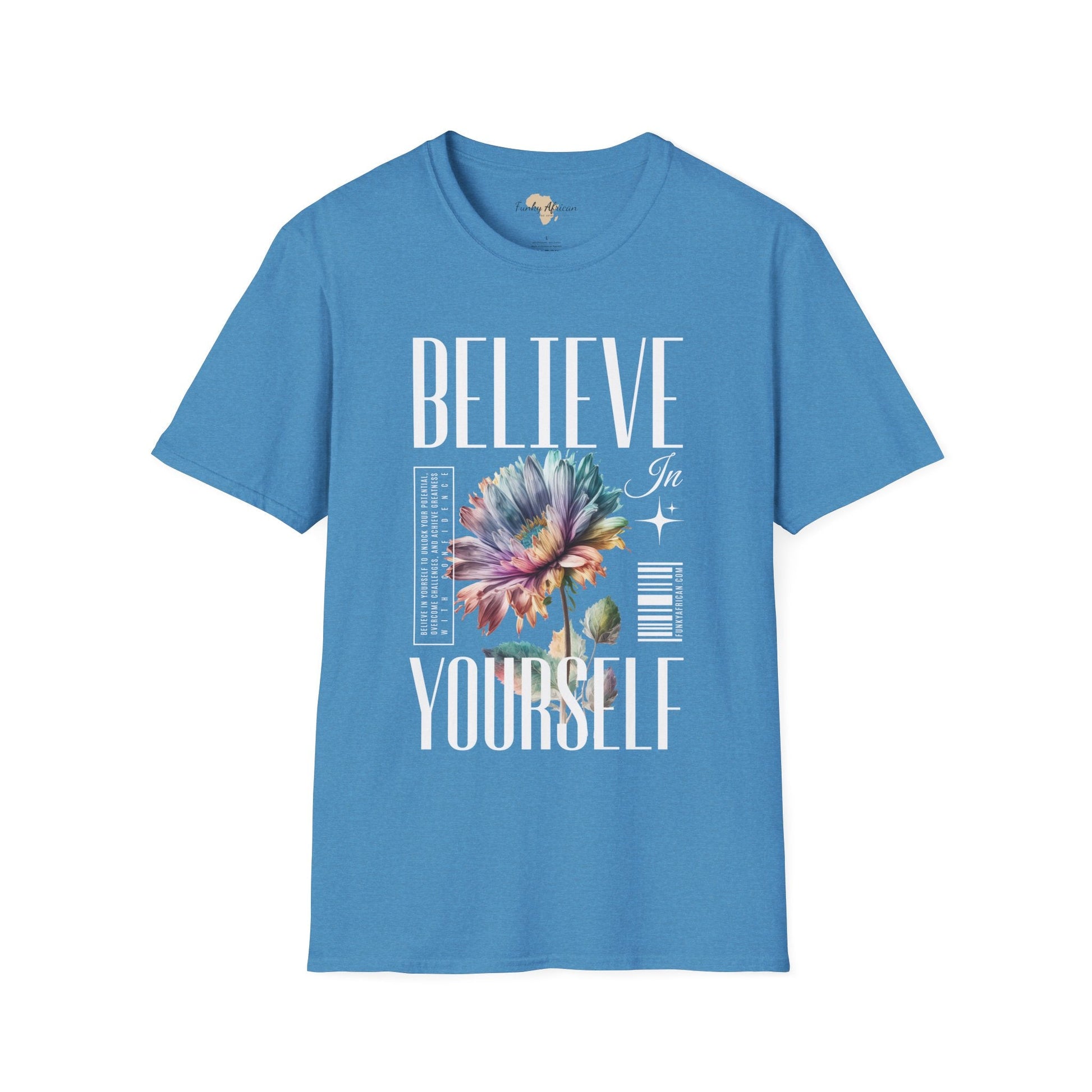 Believe in yourself unisex softstyle tee Funky African
