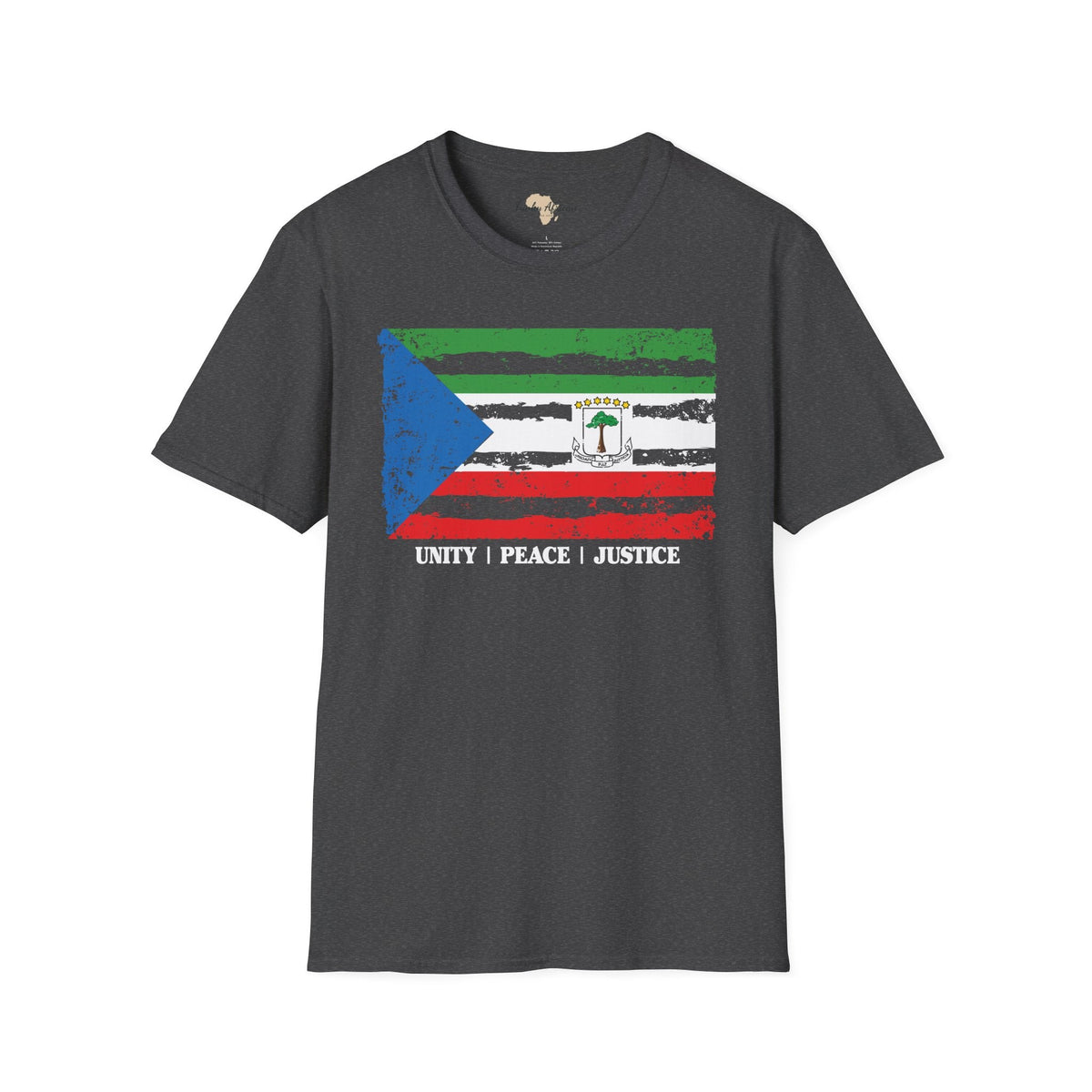 Equatorial Guinea strip unisex softstyle tee Funky African
