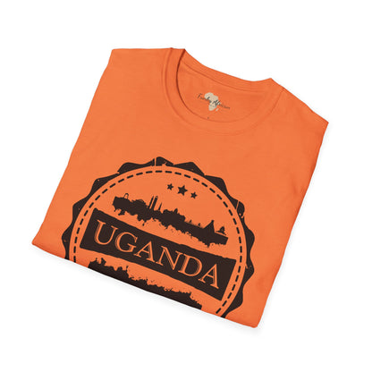 Uganda Stamp unisex tee