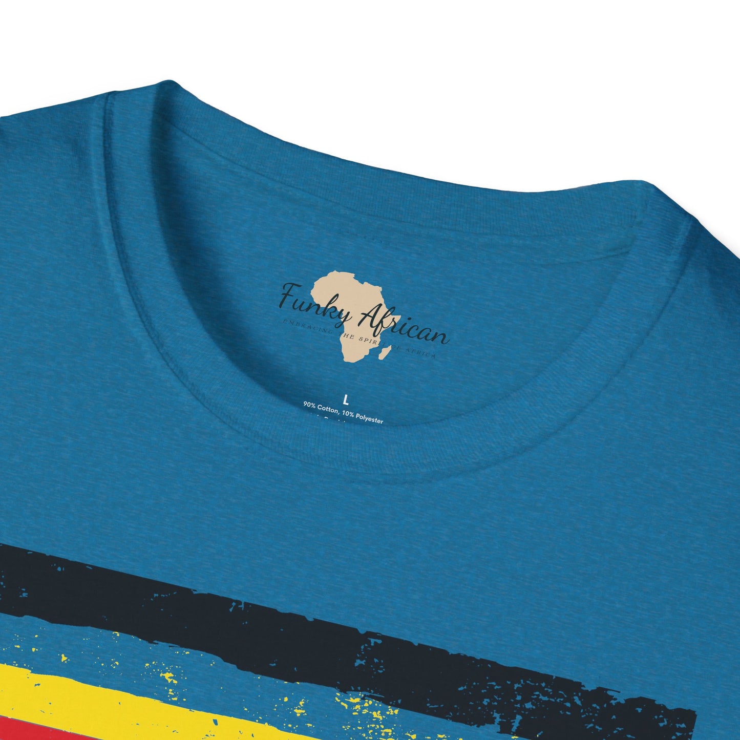 Uganda strip unisex softstyle tee