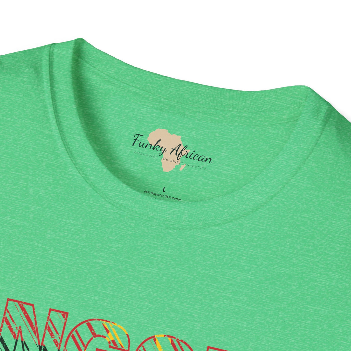 Angola text unisex softstyle tee Funky African