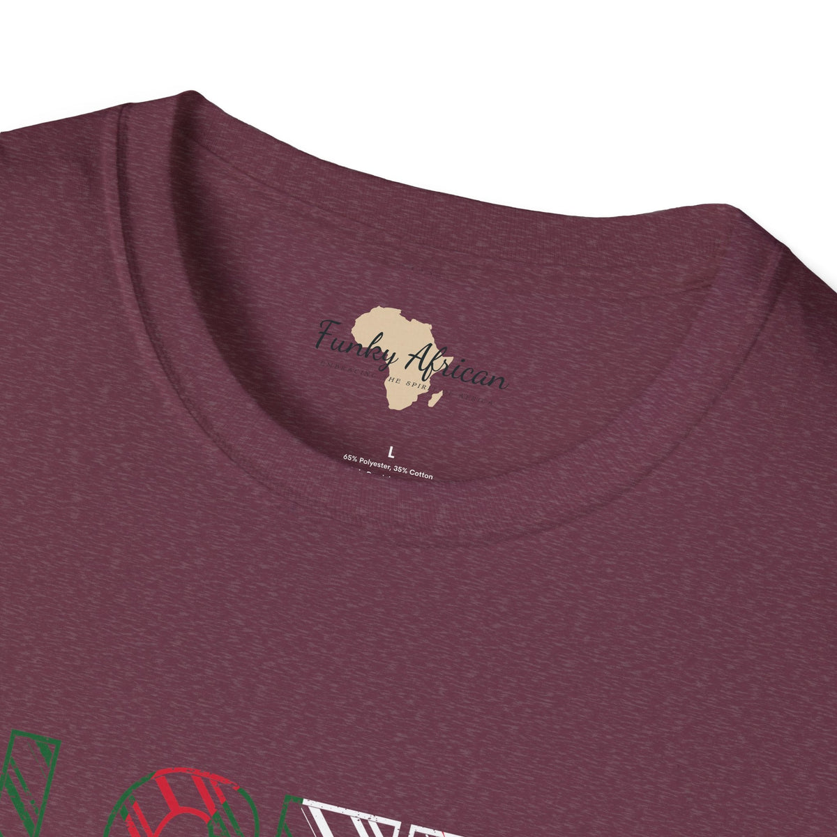 Algeria text unisex softstyle tee Funky African