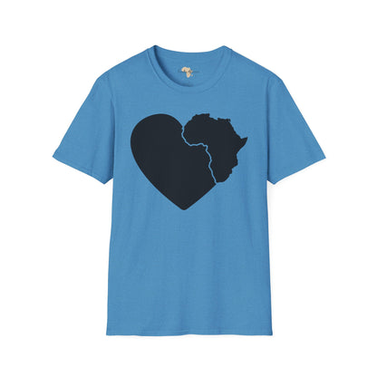 Love, Africa graffiti unisex softstyle tee