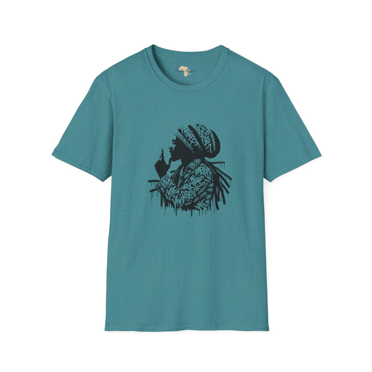 Natty graffiti unisex softstyle tee Funky African