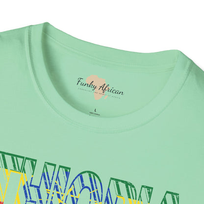 Ethiopia text unisex softstyle tee