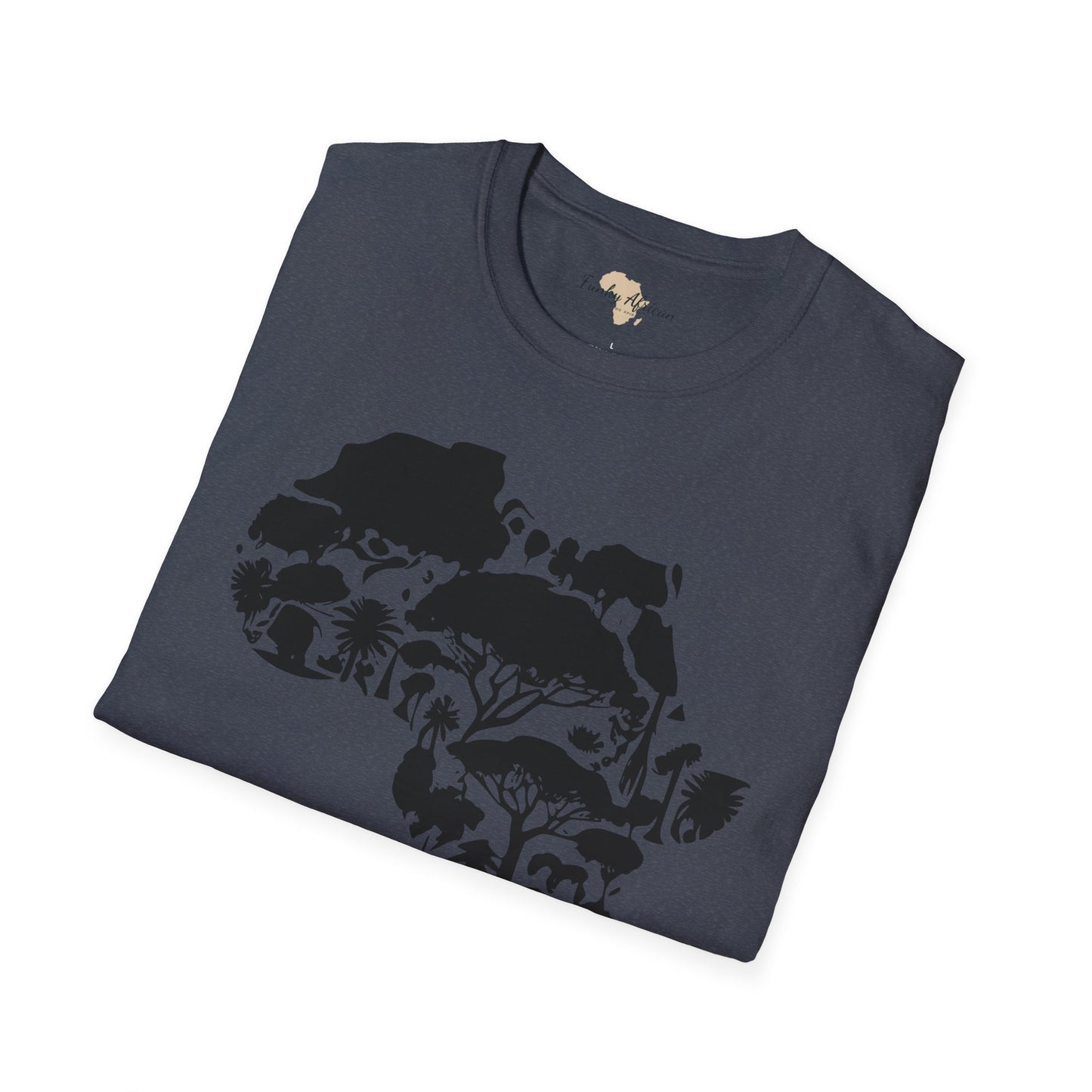 African map unisex softstyle tee