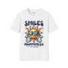 Smiles and happiness unisex softstyle tee Funky African