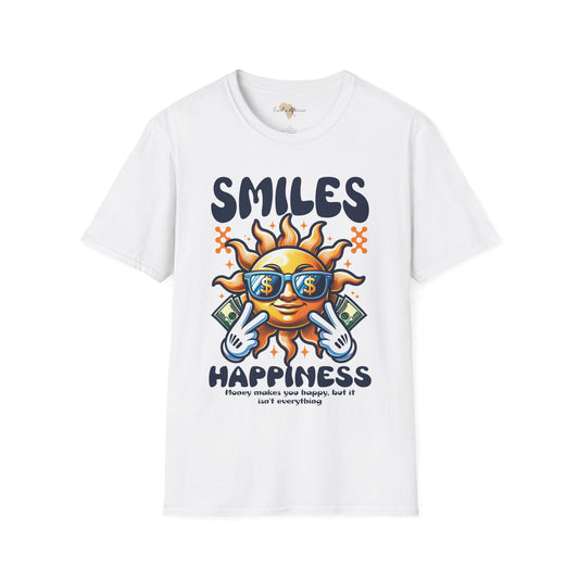 Smiles and happiness unisex softstyle tee Funky African