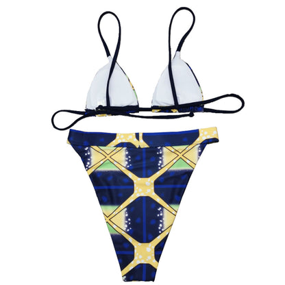 African Print Bikini Suit