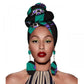 African Headscarves And Earrings 2 Pieces Funky African