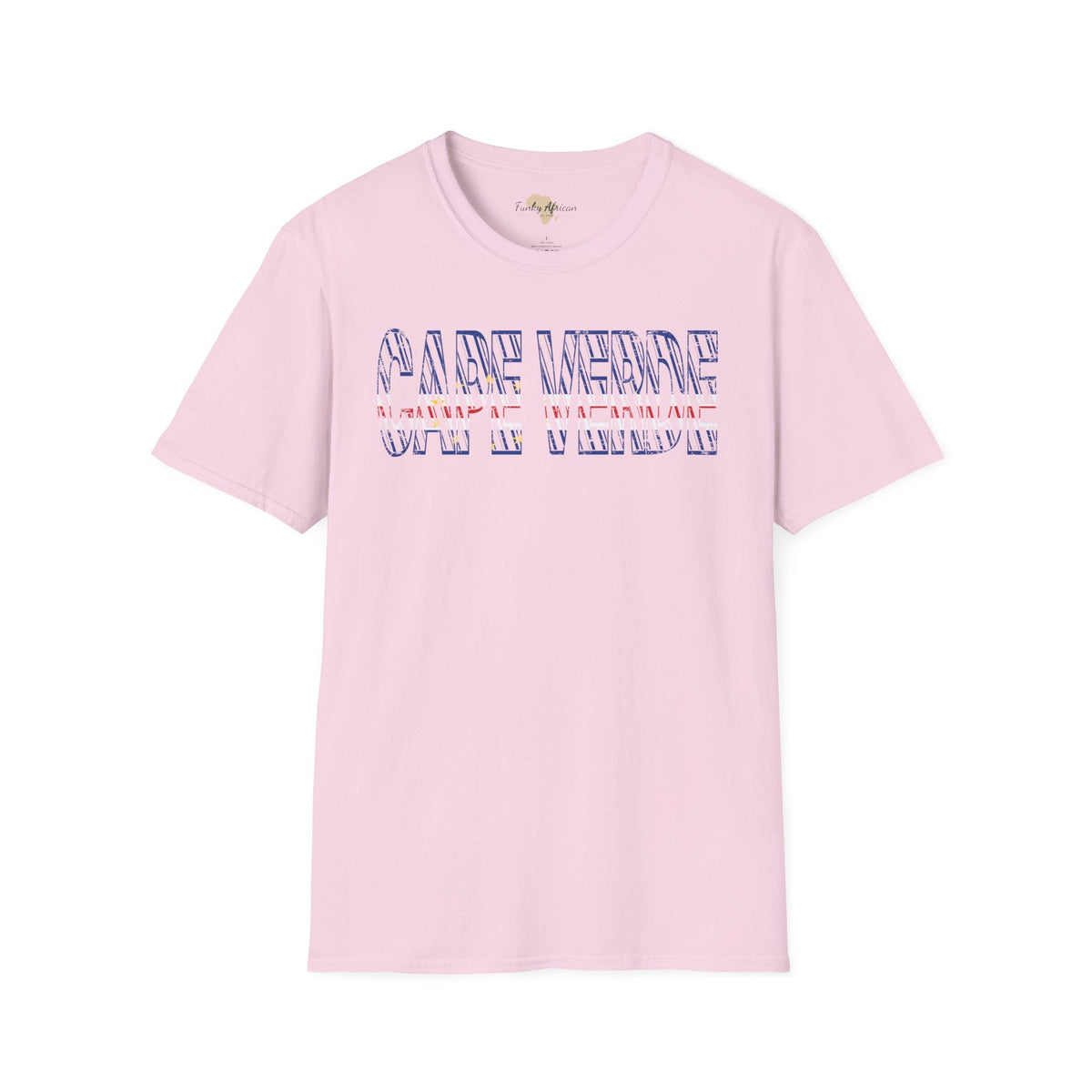 Cabo Verde text unisex softstyle tee Funky African