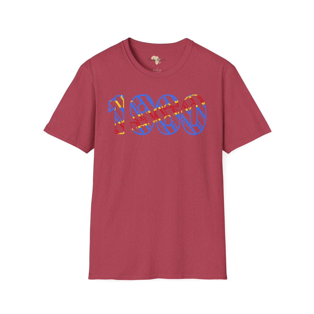 DR Congo year unisex softstyle tee Funky African