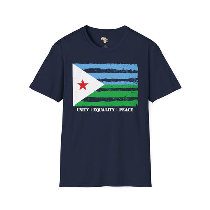 Djibouti strip unisex softstyle tee