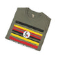 Uganda strip unisex softstyle tee Funky African