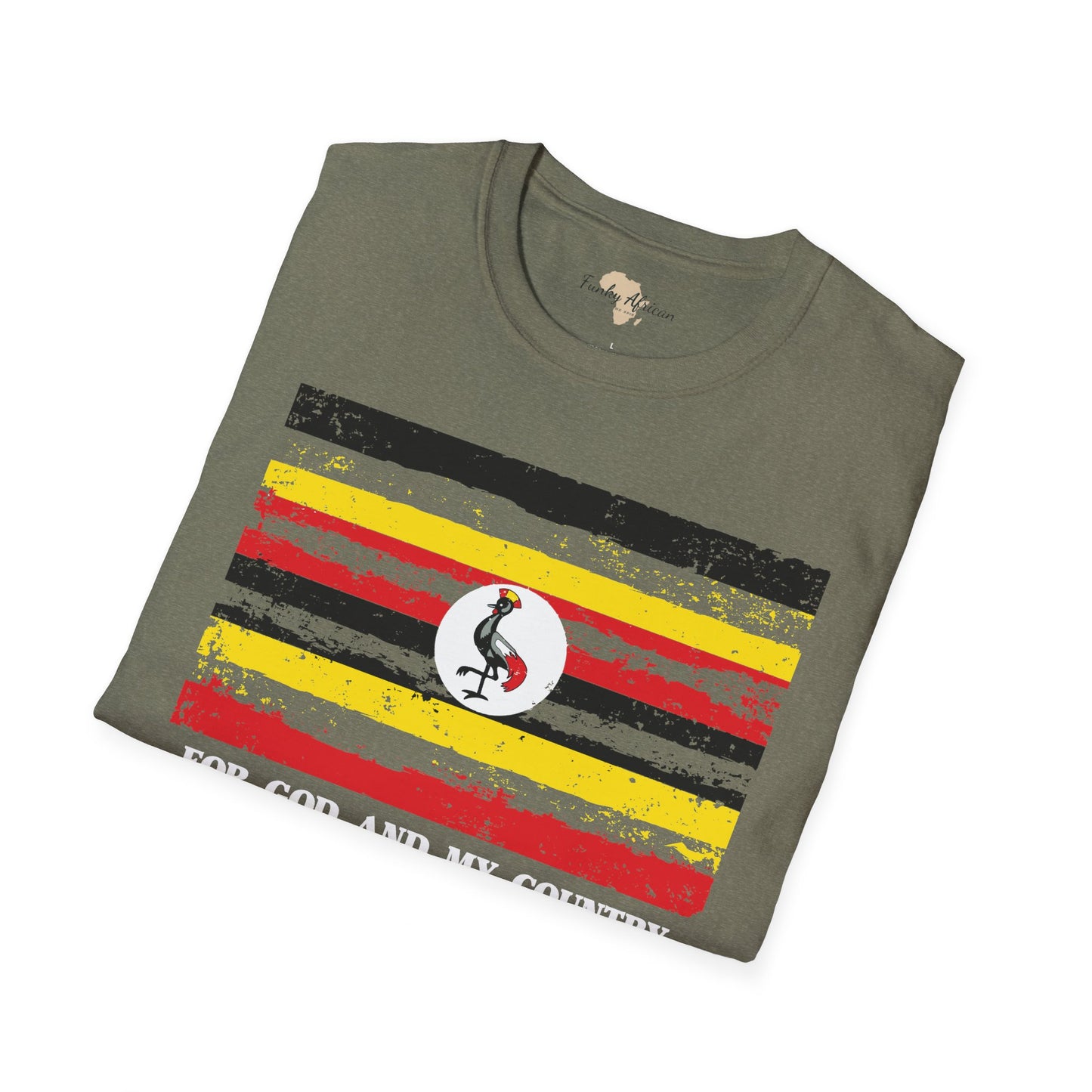 Uganda strip unisex softstyle tee