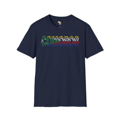 Comoros text unisex softstyle tee